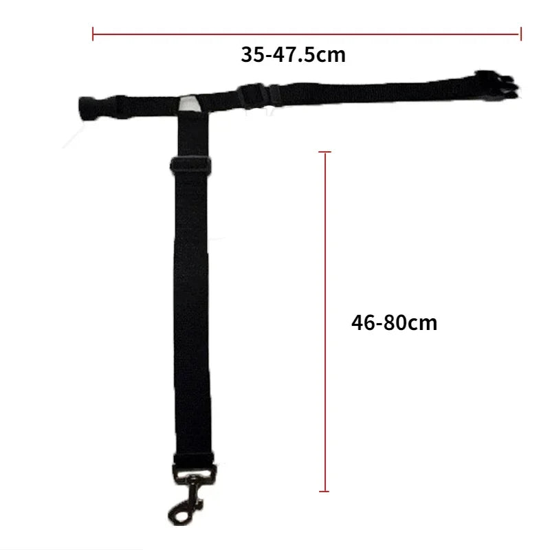 Two-In-One Pet Car Seat Belt Nylon Dogs Harness Collar