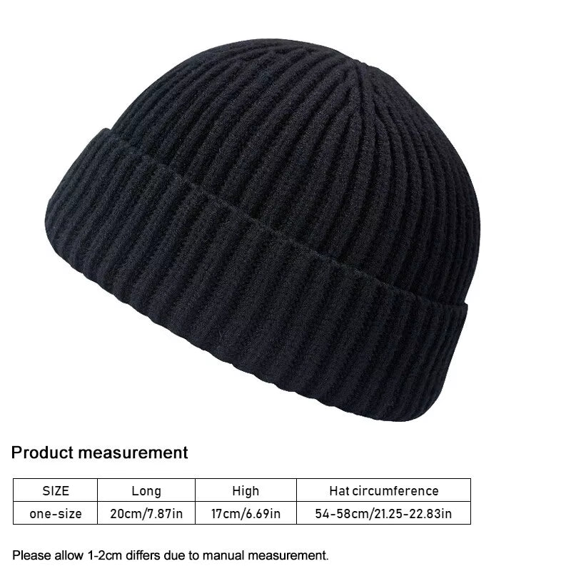 Winter Hats for Unisex New Beanies Knitted Solid Cute Hat Lady Autumn Female Beanie Caps Warmer Bonnet Men Casual Cap